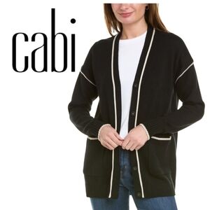 NWT CABI BLACK SWEATER SIZE XS STILL IN A BAG